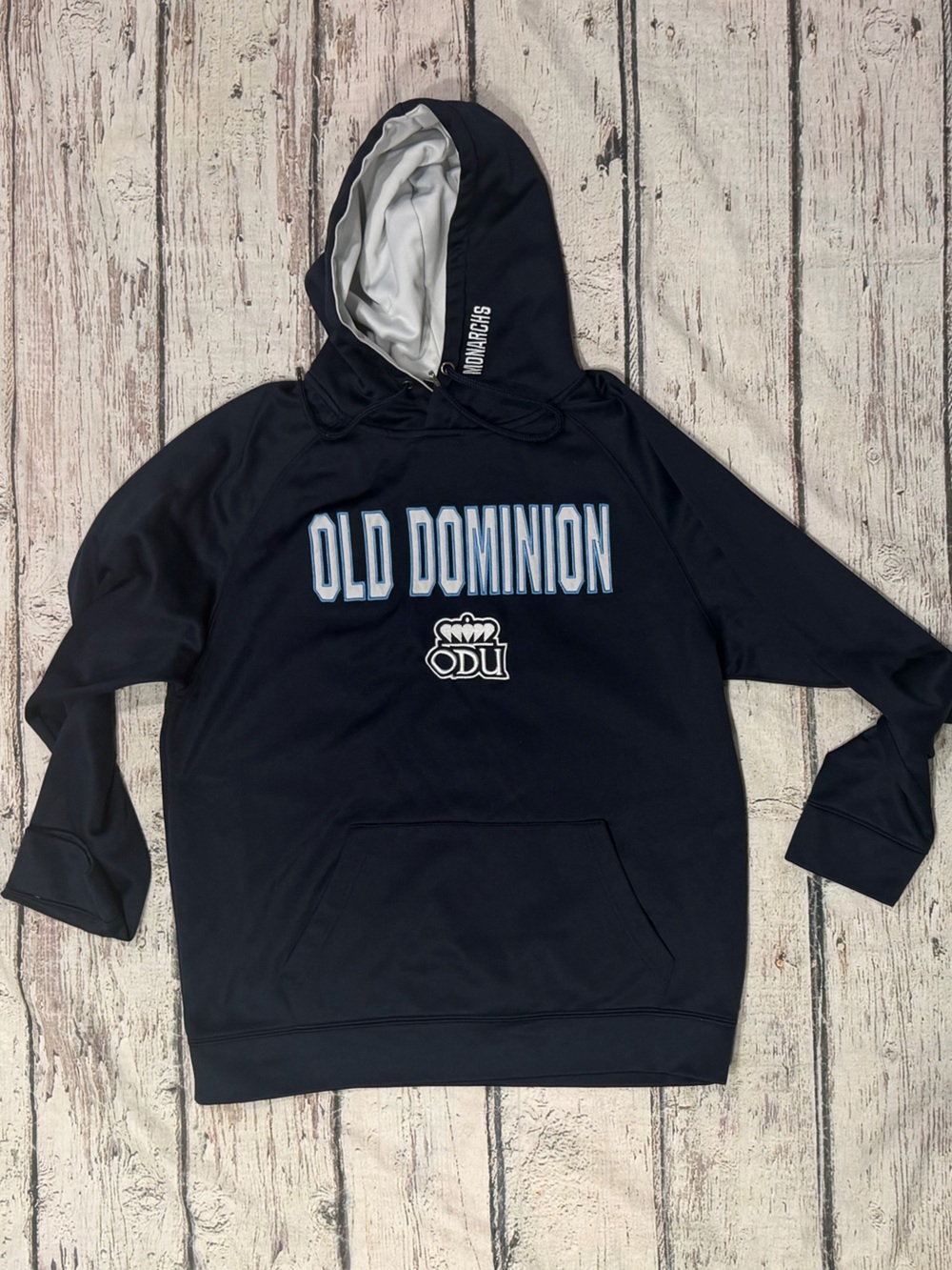 Old Dominion Monarch College Hoodie Pullover Jumper Sweatshirt